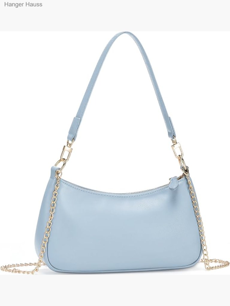 Vegan Leather Hobo Bag Crossbody Tote 2-In-1 Mini Handbag